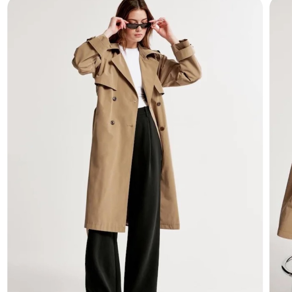 Oversized trench coat
